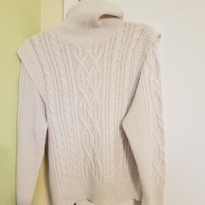 Skull Cashmere Acryllic Turtleneck Sweater